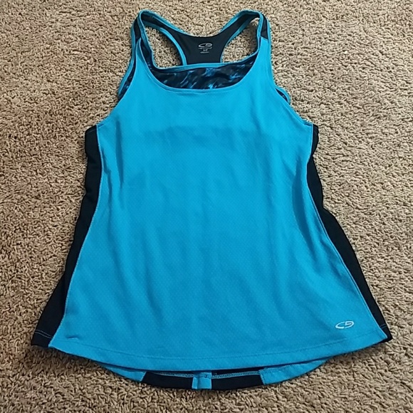 workout tank with built in sports bra